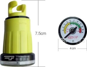 Master Ciśnieniomierz Manometr do Aitracków i Paddleboardów MASTER Zawory Bravo 2