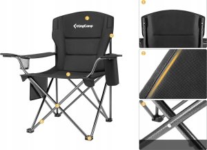 King Camp Leżak Plażowy Turystyczny Składany KING CAMP Bavaria 200 x 68 cm 5