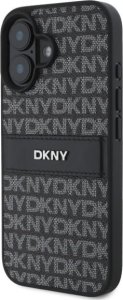DKNY DKNY DKHCP16SPRTHSLK iPhone 16 6.1"       czarny/black hardcase Texture Pattern Tonal Stripe 2