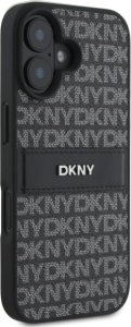 DKNY DKNY DKHCP16SPRTHSLK iPhone 16 6.1"       czarny/black hardcase Texture Pattern Tonal Stripe 4