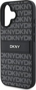 DKNY DKNY DKHCP16SPRTHSLK iPhone 16 6.1"       czarny/black hardcase Texture Pattern Tonal Stripe 6