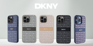 DKNY DKNY DKHCP16SPRTHSLK iPhone 16 6.1"       czarny/black hardcase Texture Pattern Tonal Stripe 9