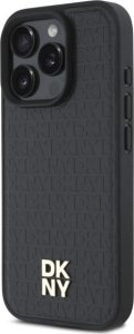 DKNY DKNY DKHMP16LPSHRPSK iPhone 16 Pro 6.3"   hardcase czarny/black Repeat Pattern Stack Logo MagSafe 2