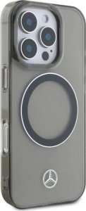 Mercedes Mercedes MEHMP16L23HUOSK iPhone 16 Pro    6.3" czarny/black hardcase Silver Ring MagSafe 4