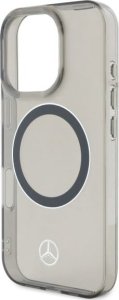 Mercedes Mercedes MEHMP16L23HUOSK iPhone 16 Pro    6.3" czarny/black hardcase Silver Ring MagSafe 6