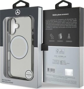 Mercedes Mercedes MEHMP16S23HUOKC iPhone 16 6.1"   transparent hardcase Printed logo MagSafe 8
