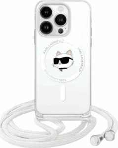 Karl Lagerfeld Karl Lagerfeld KLHMP16XHCCHNT iPhone 16   Pro Max 6.9" hardcase transparent IML Choupette Head & Cord Magsafe 1