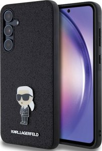 Karl Lagerfeld Karl Lagerfeld KLHCSA55GKNPSK A55 A556 czarny/black hardcase Fixed Glitter Ikonik Logo Metal Pin 1