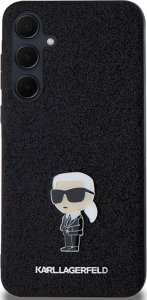 Karl Lagerfeld Karl Lagerfeld KLHCSA55GKNPSK A55 A556 czarny/black hardcase Fixed Glitter Ikonik Logo Metal Pin 3