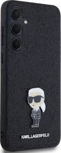 Karl Lagerfeld Karl Lagerfeld KLHCSA55GKNPSK A55 A556 czarny/black hardcase Fixed Glitter Ikonik Logo Metal Pin 4