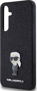 Karl Lagerfeld Karl Lagerfeld KLHCSA55GKNPSK A55 A556 czarny/black hardcase Fixed Glitter Ikonik Logo Metal Pin 6