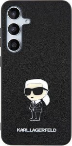 Karl Lagerfeld Karl Lagerfeld KLHCSA55GKNPSK A55 A556 czarny/black hardcase Fixed Glitter Ikonik Logo Metal Pin 8