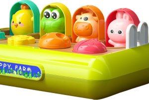 Woopie WOOPIE BABY Zabawka Edukacyjna Wyskakujące Zwierzątka Szczęśliwa Farma POP-UP 3