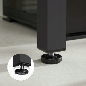 Leobert Stół TESSA 120cm x 60cm - rustykalny / czarne nogi 2