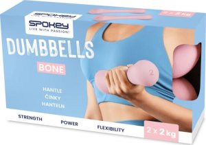 Spokey Hantle Bone neoprenowe 2 x 2 kg 9