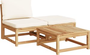 vidaXL 8-cz. zestaw wypoczynkowy do ogrodu, z poduszkami, akacja 4