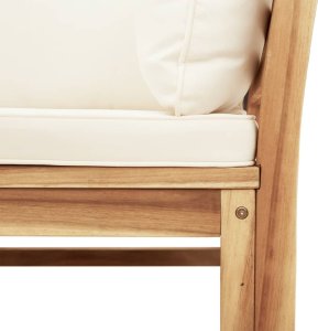 vidaXL 8-cz. zestaw wypoczynkowy do ogrodu, z poduszkami, akacja 6