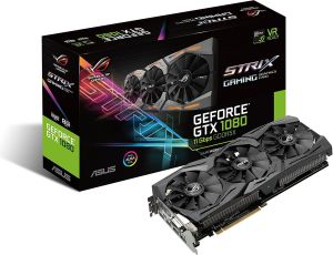 Karta graficzna Asus GeForce GTX 1080 ROG Strix Advanced 8GB GDDR5 (256-Bit) DVI, 2xHDMI, 2xDP, BOX (STRIX-GTX1080-A8G-11GBPS) 1