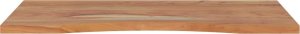 vidaXL Blat biurka, 100x50x2,5 cm, prostokątny, lite drewno akacjowe 4