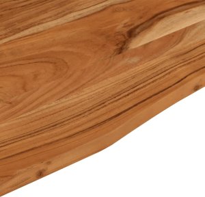vidaXL Blat biurka, 100x50x2,5 cm, prostokątny, lite drewno akacjowe 7
