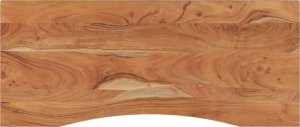 vidaXL Blat biurka, 120x50x2,5 cm, prostokątny, lite drewno akacjowe 2