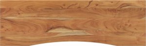 vidaXL Blat biurka, 140x50x2,5 cm, prostokątny, lite drewno akacjowe 2