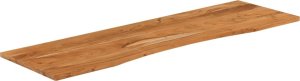 vidaXL Blat biurka, 140x50x2,5 cm, prostokątny, lite drewno akacjowe 3