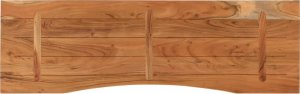 vidaXL Blat biurka, 140x50x2,5 cm, prostokątny, lite drewno akacjowe 5