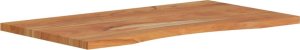 vidaXL Blat biurka, 80x50x2,5 cm, prostokątny, lite drewno akacjowe 3