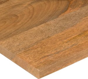 vidaXL Blat biurka, z wycięciem, 100x80x2,5 cm, surowe drewno mango 6