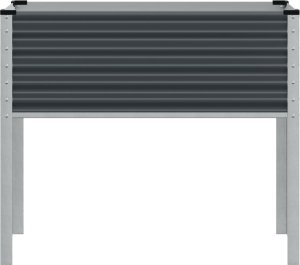 vidaXL Donica ogrodowa, antracytowa, 100x41x90 cm, stal 4