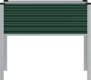 vidaXL Donica ogrodowa, zielona, 100x41x90 cm, stal 4