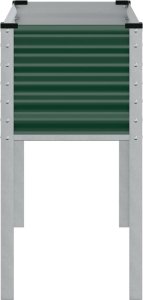 vidaXL Donica ogrodowa, zielona, 100x41x90 cm, stal 5