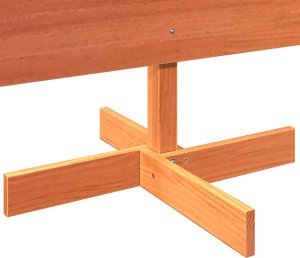 vidaXL Drewniana choinka do udekorowania, brązowa, 180 cm, sosnowa 6