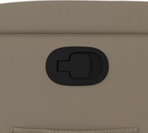 vidaXL Fotel rozkładany, cappuccino, sztuczna skóra 9