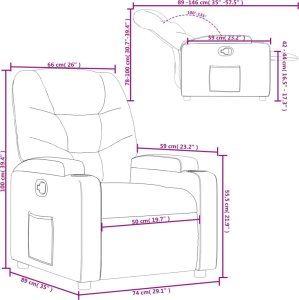 vidaXL Fotel rozkładany, ciemnozielony, tapicerowany tkaniną 11