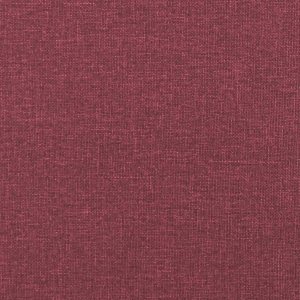 vidaXL Fotel rozkładany, winna czerwień, obity tkaniną 10