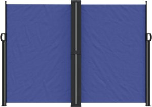 vidaXL Zwijana markiza boczna na taras, niebieska, 180 x 1000 cm 3