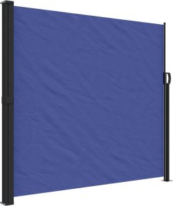 vidaXL Zwijana markiza boczna na taras, niebieska, 180 x 600 cm 2