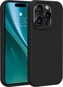 Etteri Nakładka Etteri Silicone Case do iPhone 15 Pro 6,1" czarna 1