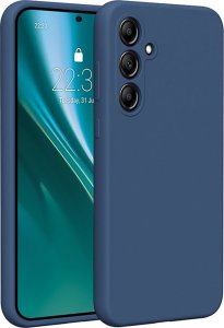 Etteri Nakładka Etteri Silicone Case do Samsung Galaxy A35 5G ciemnoniebieska 1