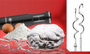 Blender BLENDER RĘCZNY 1200W WIELOZADANIOWY MIKSER Z ZŁOTYM OSTRZEM ROZDRABNIACZ 3