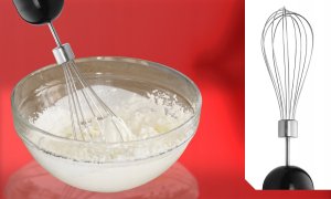 Blender BLENDER RĘCZNY 1200W WIELOZADANIOWY MIKSER Z ZŁOTYM OSTRZEM ROZDRABNIACZ 5