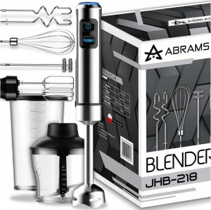 Blender Abrams BLENDER RĘCZNY MIKSER WIELOFUNKCYJNY TRYB TURBO 1500 W OSTRZA TYTANOWE 7W1 1