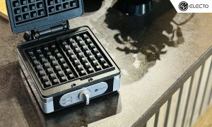 Gofrownica Electo GOFROWNICA 2000W XXL 2 GOFRY Z REGULACJĄ TEMPERATURY PUSZYSTE GOFRY SOLIDNA 3