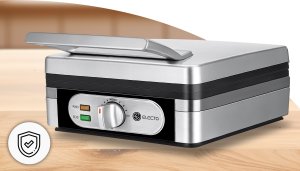 Gofrownica Electo GOFROWNICA 2000W XXL 2 GOFRY Z REGULACJĄ TEMPERATURY PUSZYSTE GOFRY SOLIDNA 8