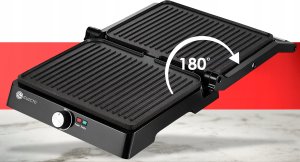 OPIEKACZ GRILL TOSTER 3W1 ELEKTRYCZNY SKŁADANY MOCNY 2400W WYSOKA JAKOŚĆ 11