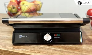 OPIEKACZ GRILL TOSTER 3W1 ELEKTRYCZNY SKŁADANY MOCNY 2400W WYSOKA JAKOŚĆ 6