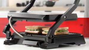 OPIEKACZ GRILL TOSTER 3W1 ELEKTRYCZNY SKŁADANY MOCNY 2400W WYSOKA JAKOŚĆ 10