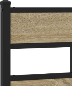 vidaXL Łóżko bez materaca, dąb sonoma, 160x200 cm 8